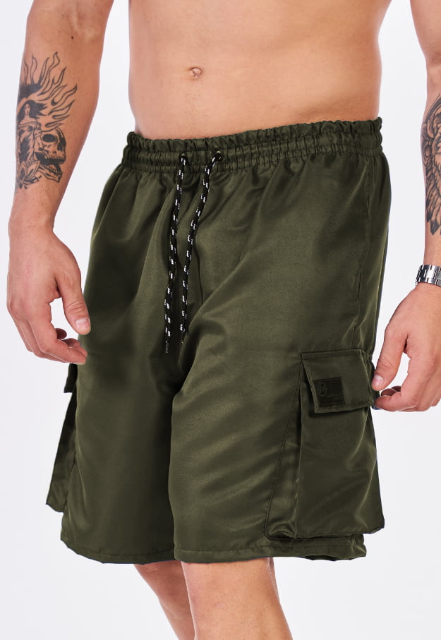 BERMUDA CARGO - GRATTITUDE / VERDE MILITAR