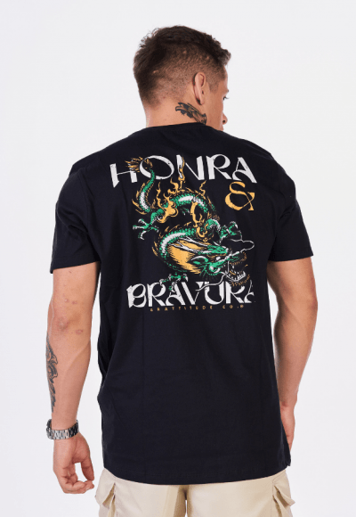 CAMISETA ESTAMPADA GRATTITUDE - DRAGON IV