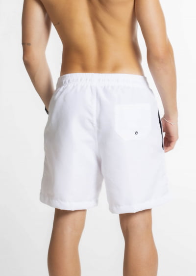 SHORTS D'ÁGUA - GRATTITUDE / BRANCO